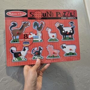 Melissa And Doug Sound Puzzle New In Plastic‎